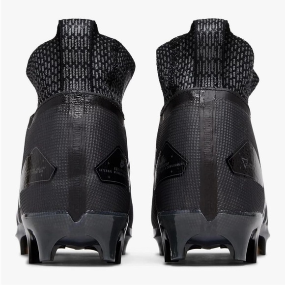 Nike Alpha Menace Elite Black-Iron Grey-White Men's Football NEW - Picture 5 of 7